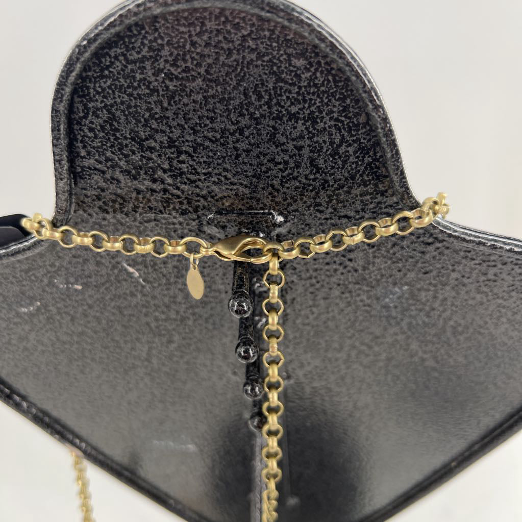 gold tone coin necklace
