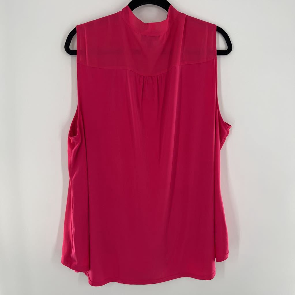 3x drape v-neck tank
