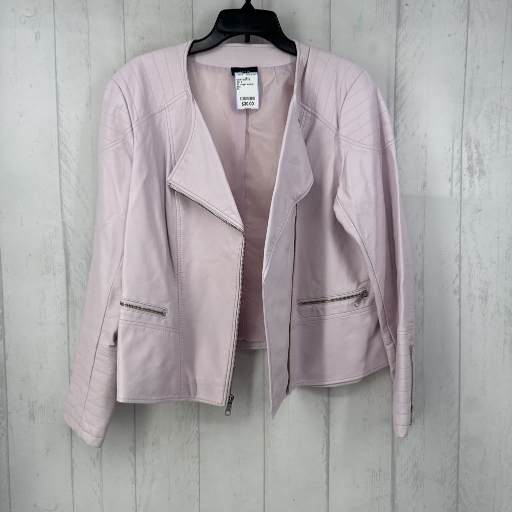 XL vegan leather moto jacket