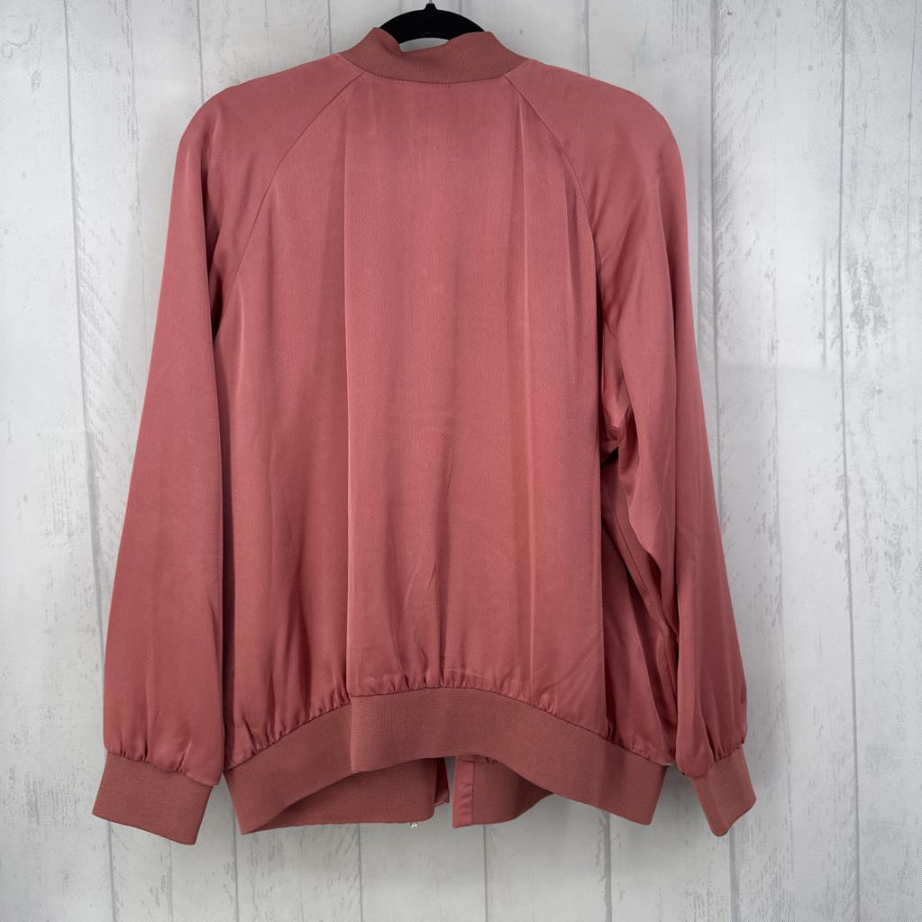 1X flo embroidered zip-up jacket