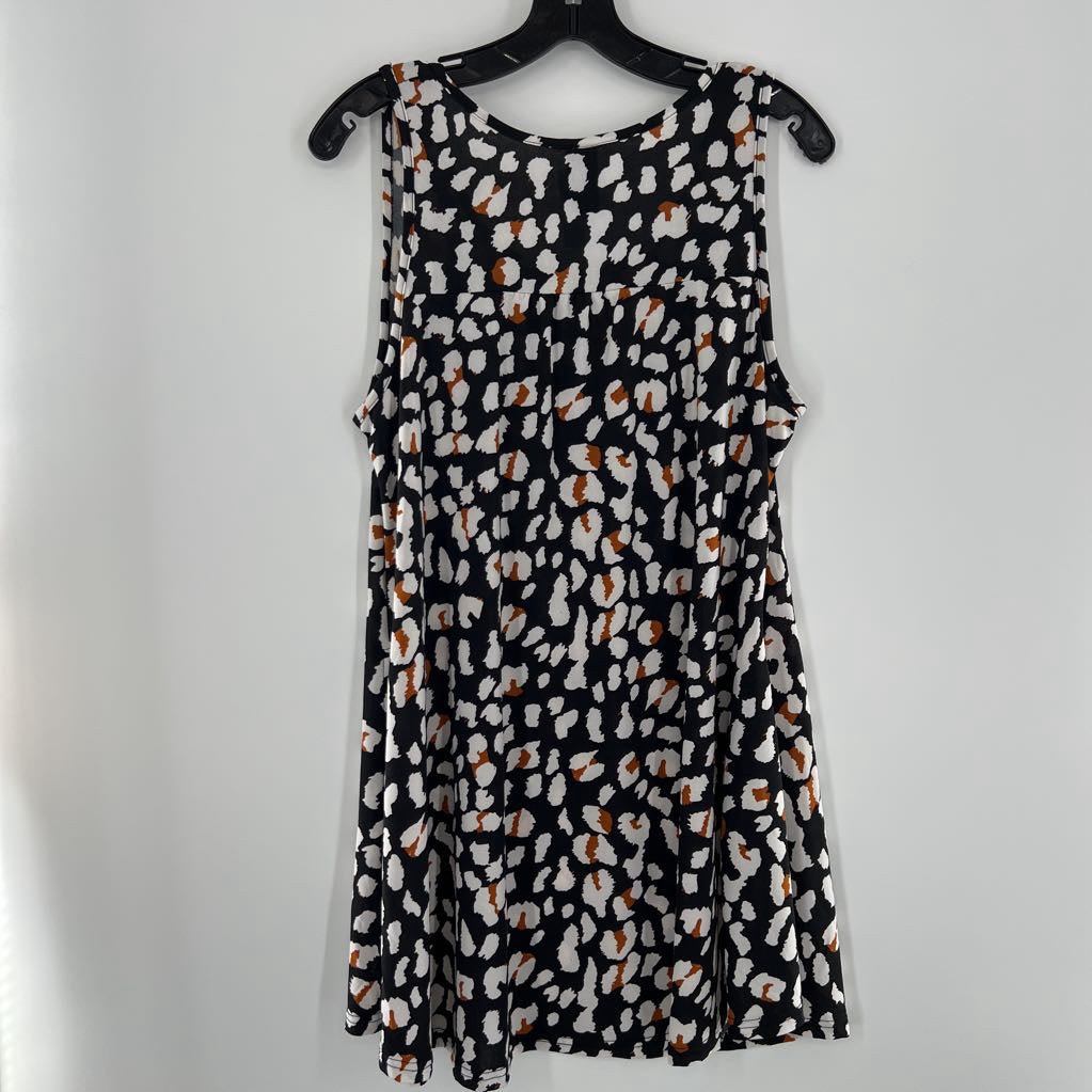 L/XL animal print slvls dress
