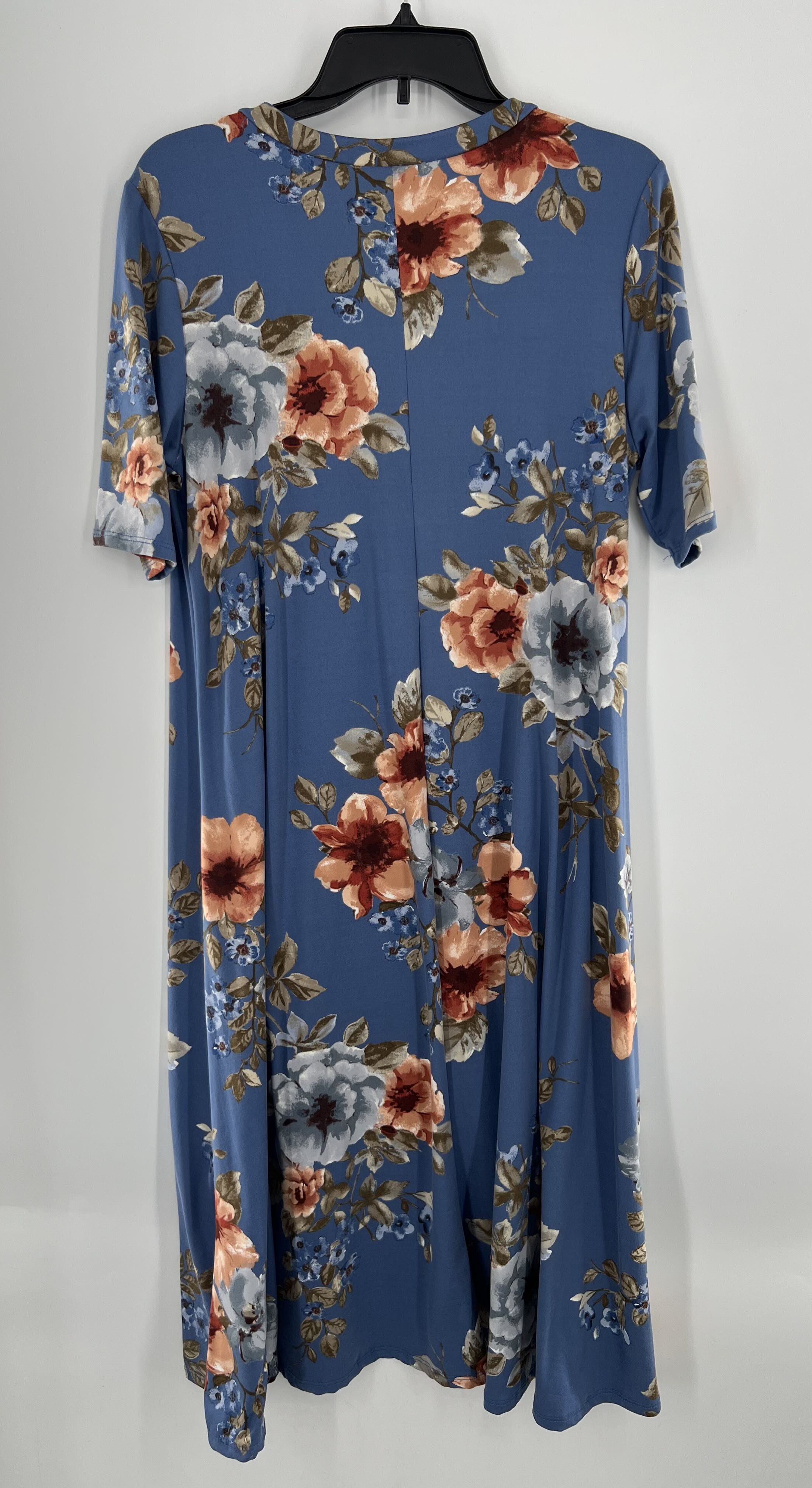 XL s/s a-line floral dress