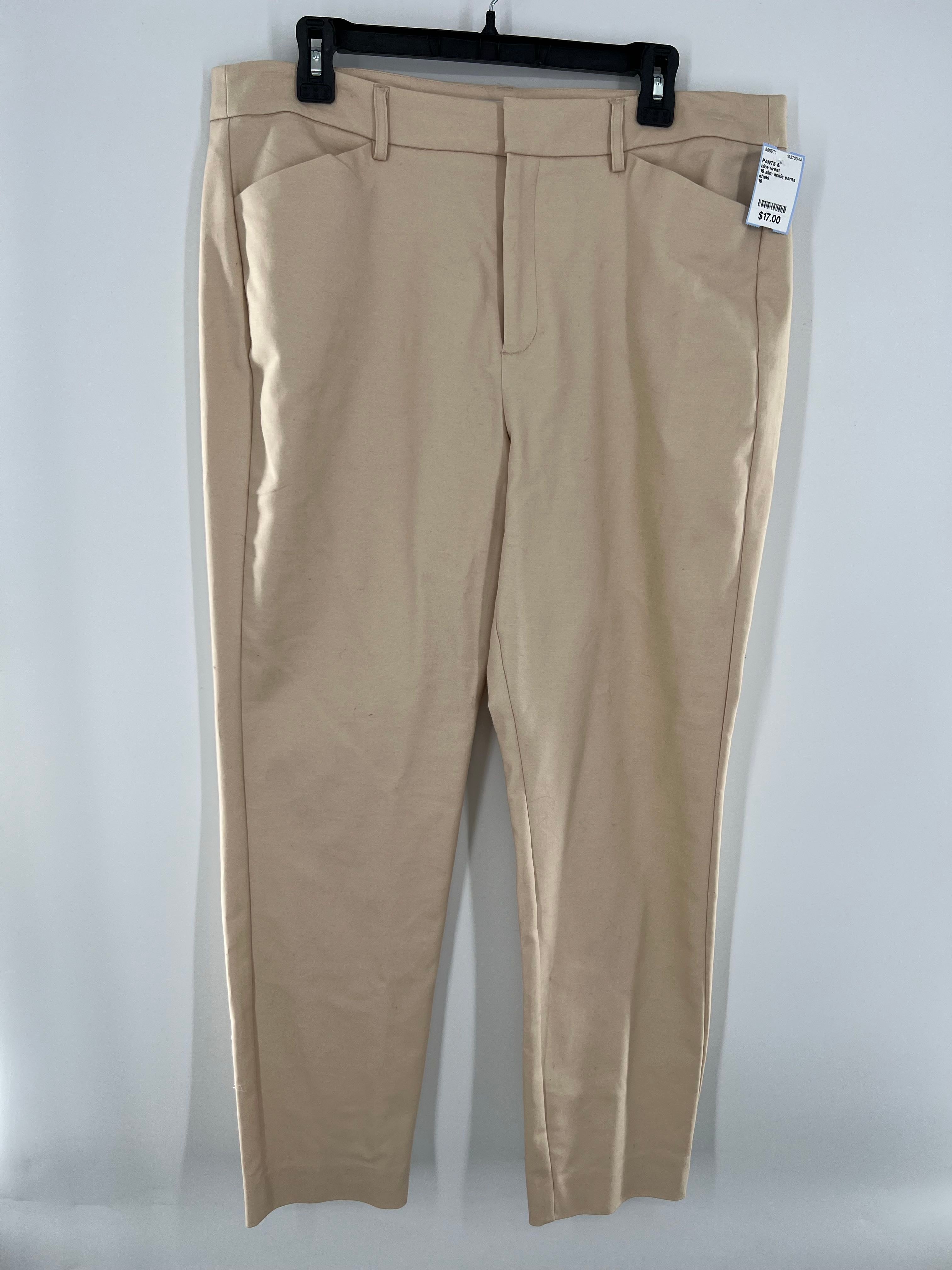 16 slim ankle pants