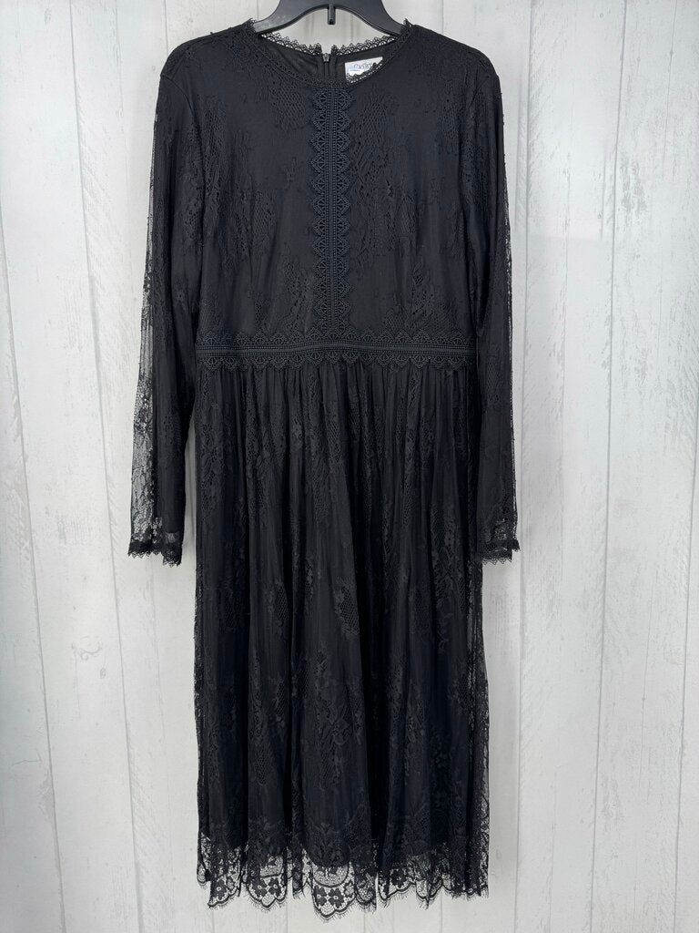 XL lace l/s dress