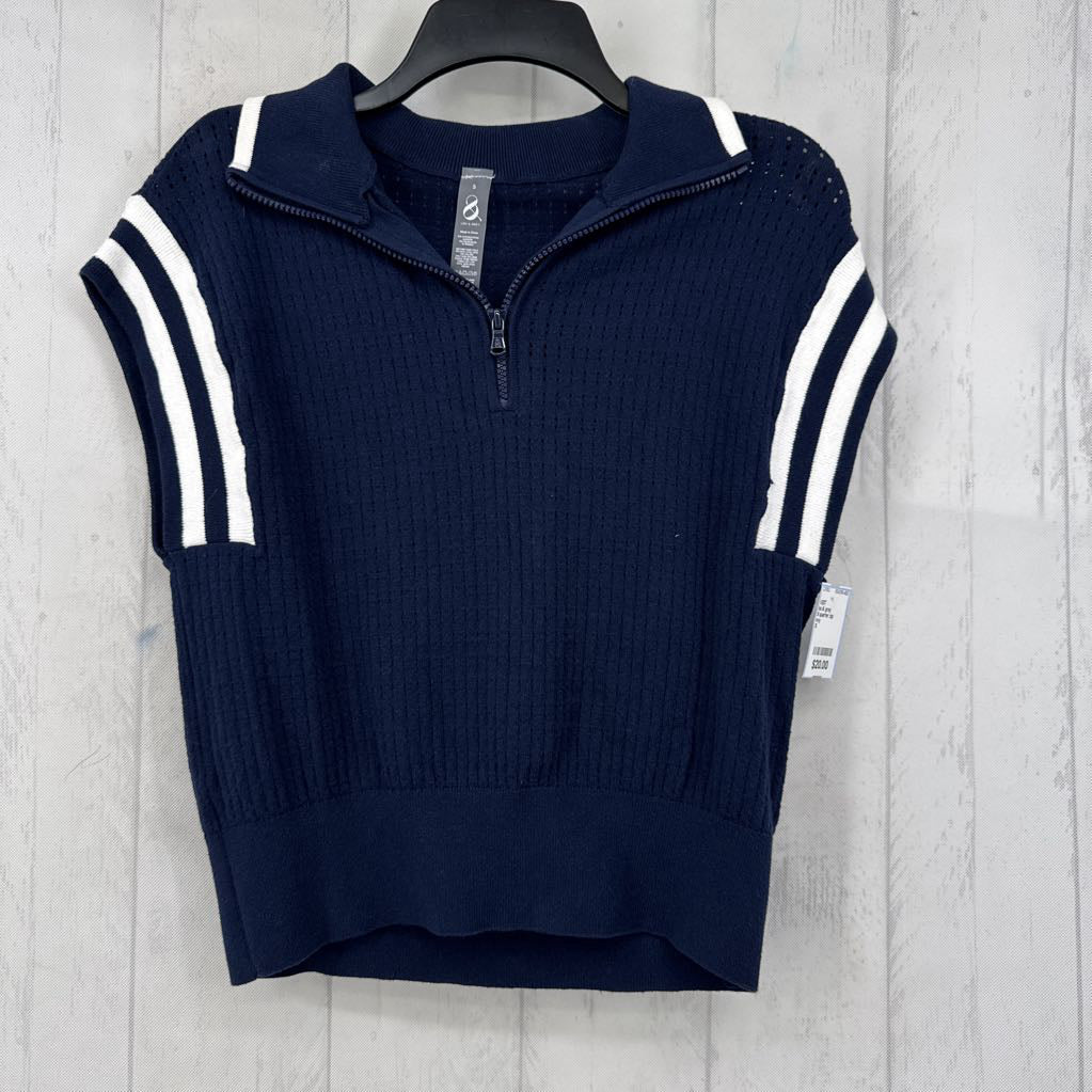 S quarter zip sweater vest