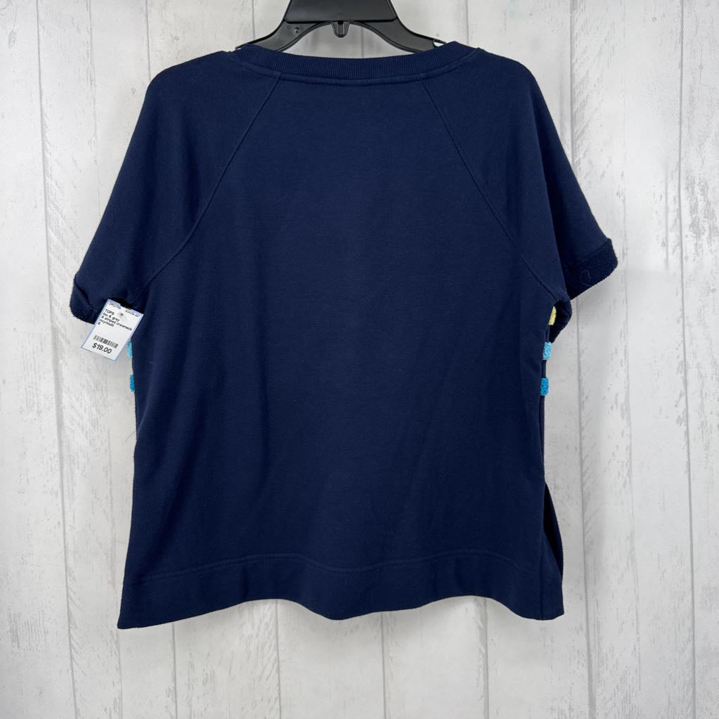 S striped crewneck s/s top