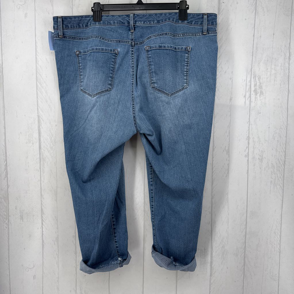 18 cuffed hem jean