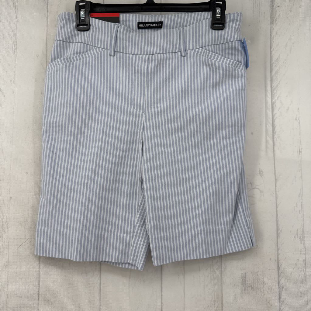 M striped stretch bermuda shorts