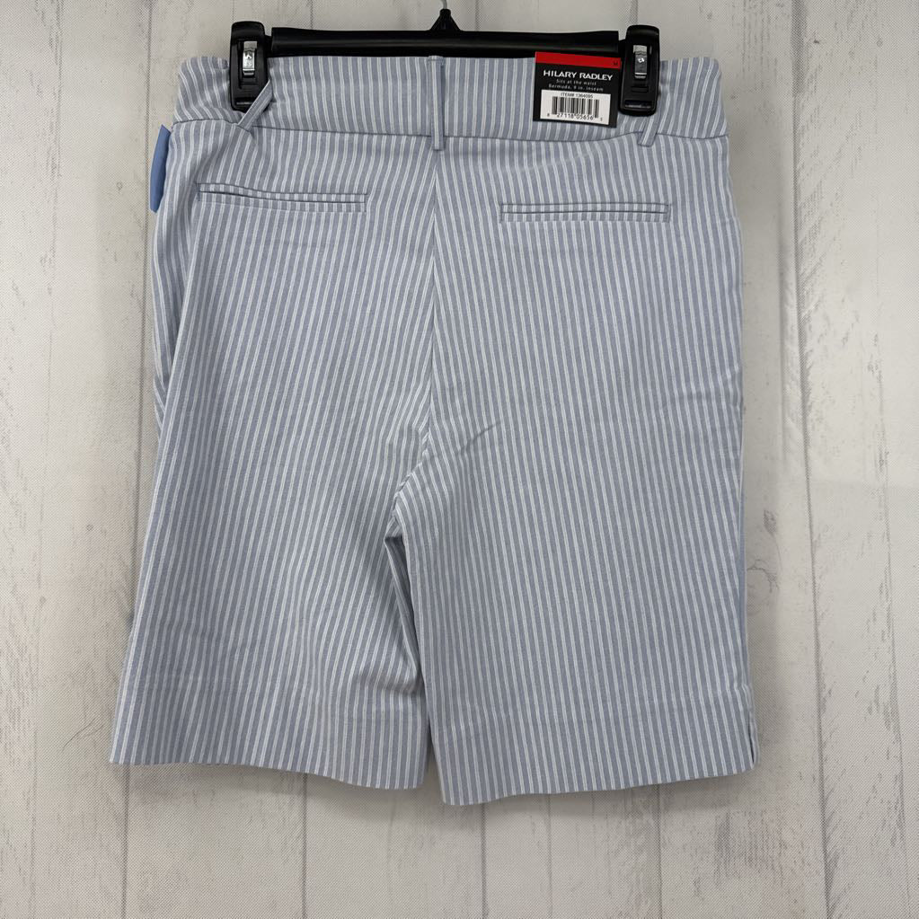 M striped stretch bermuda shorts