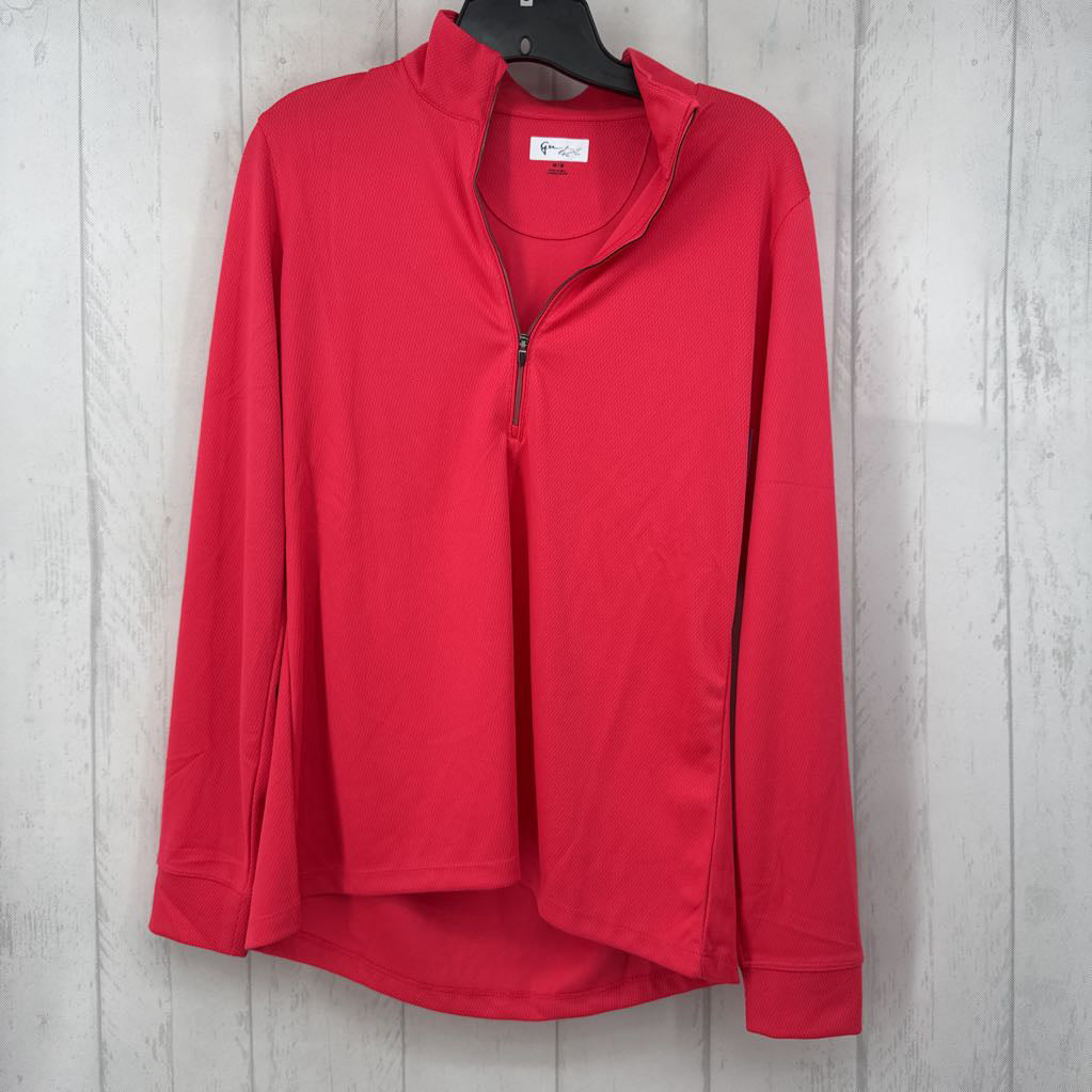 M quarter zip l/s pullover