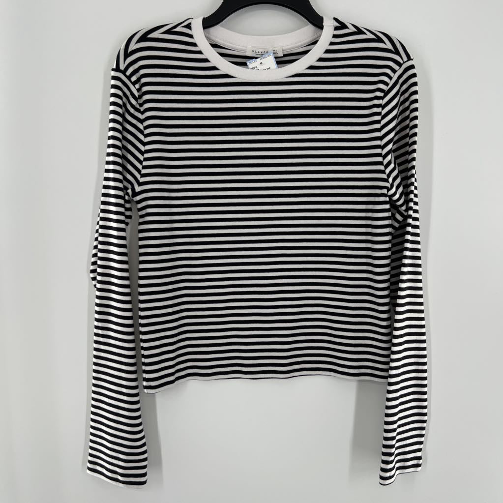 L striped l/s tee