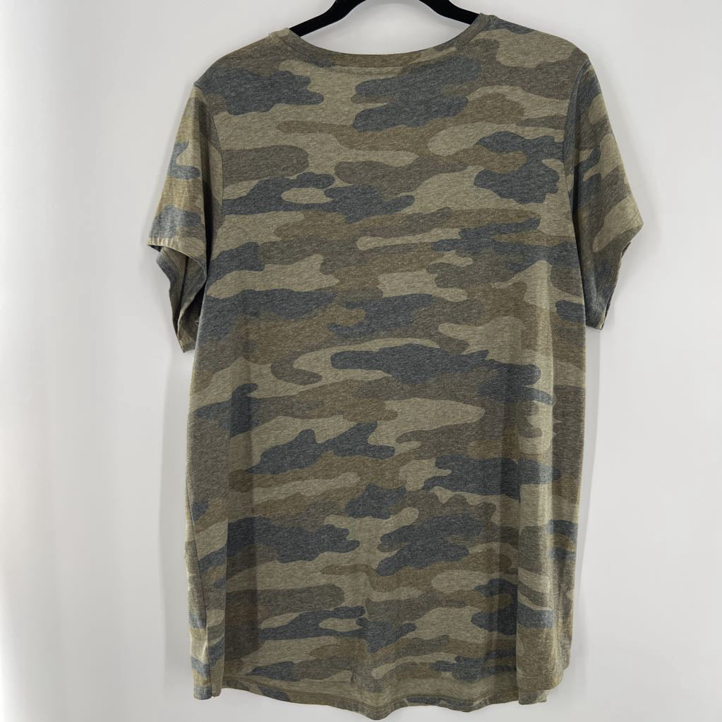2X camo print s/s tee