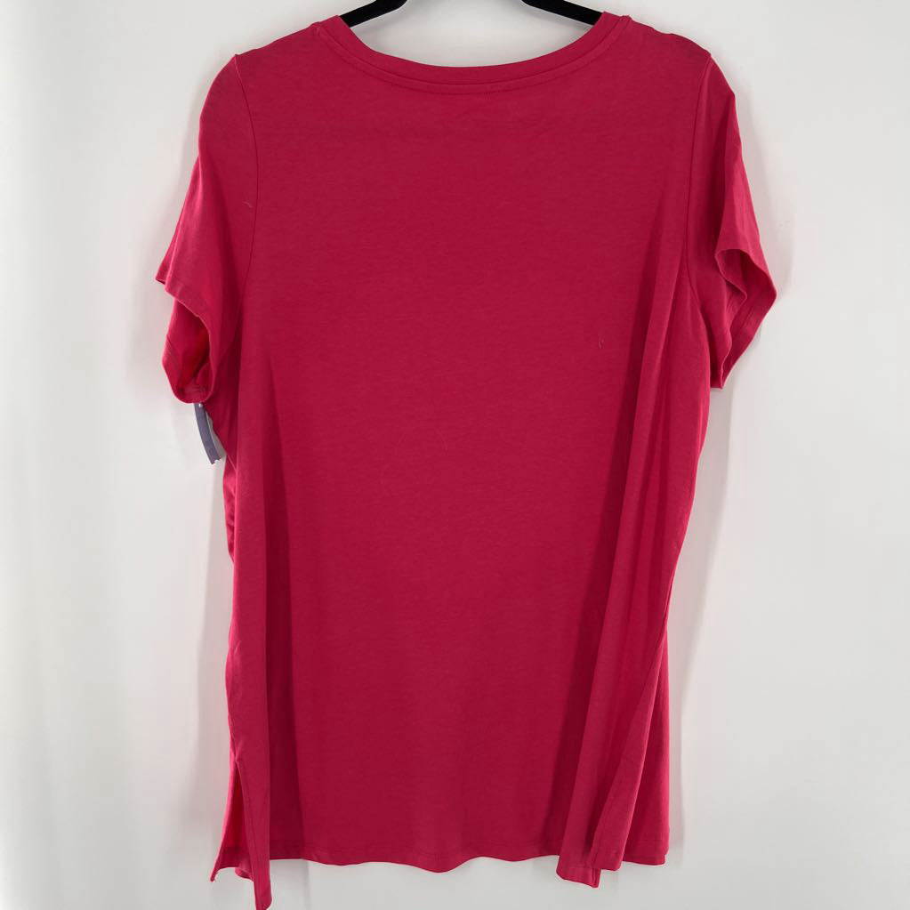 1X v-neck s/s tee