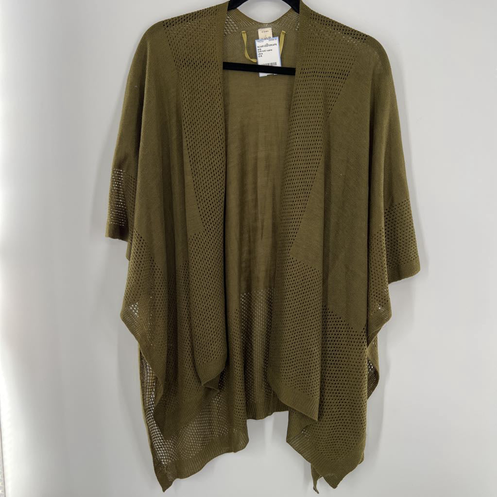 O/S knit ruana