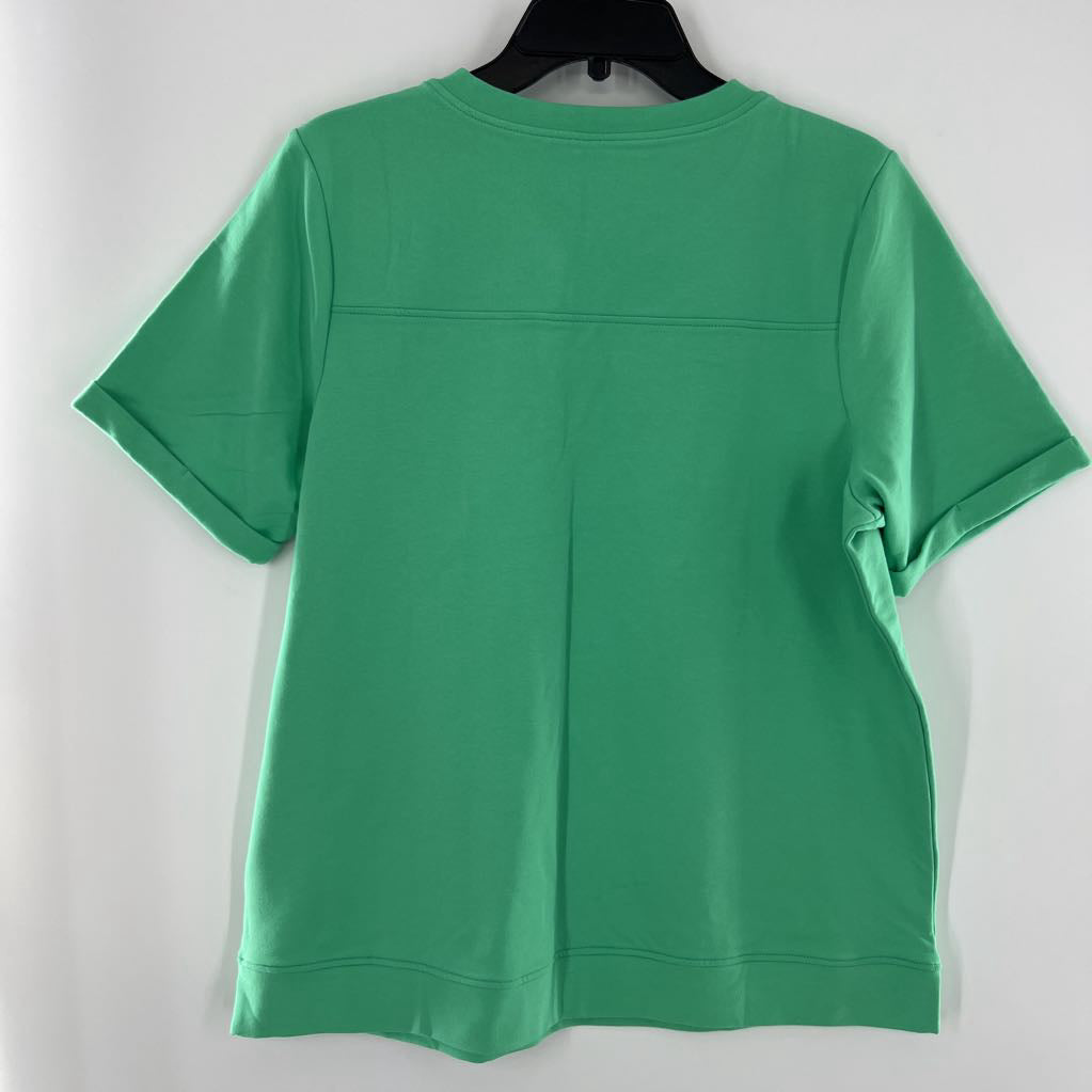 M quarter zip s/s top