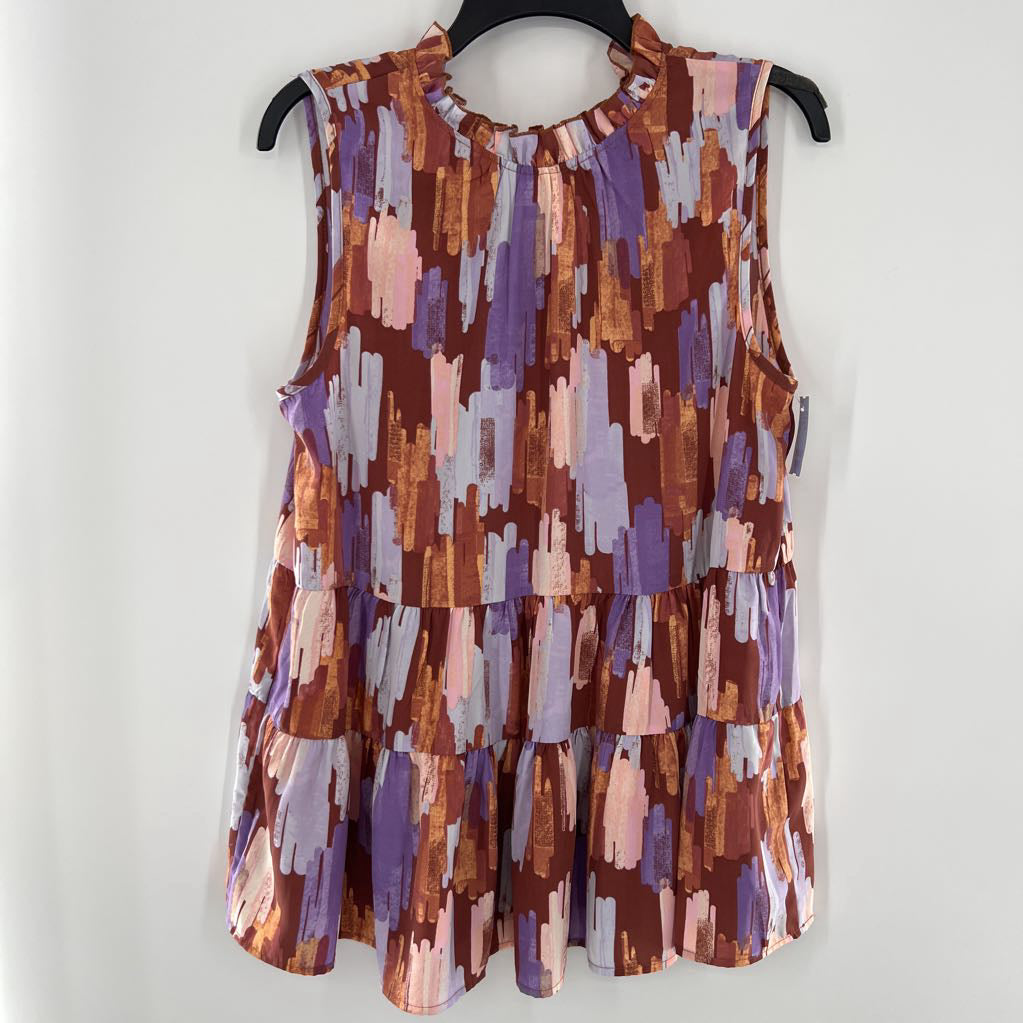 L printed tiered tank