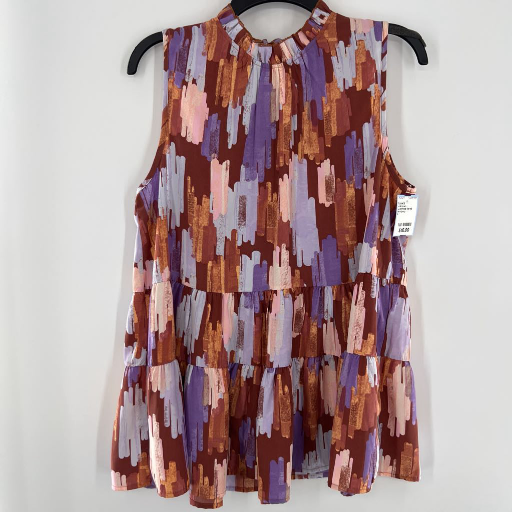 L printed tiered tank