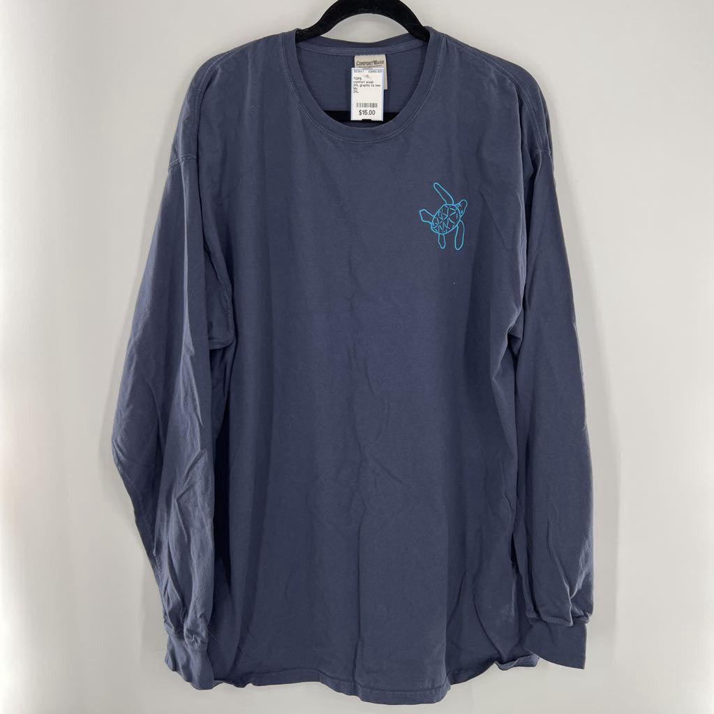2XL graphic l/s tee-shelly cove