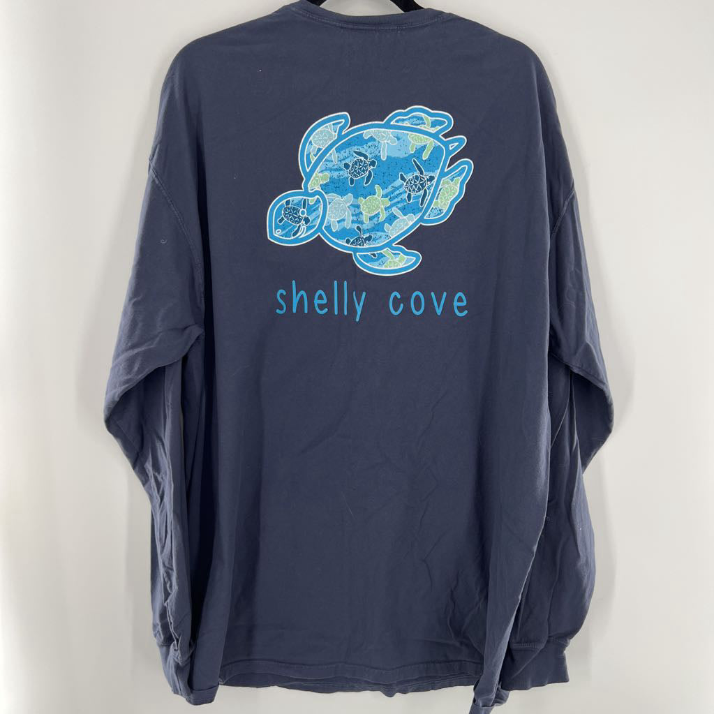 2XL graphic l/s tee-shelly cove