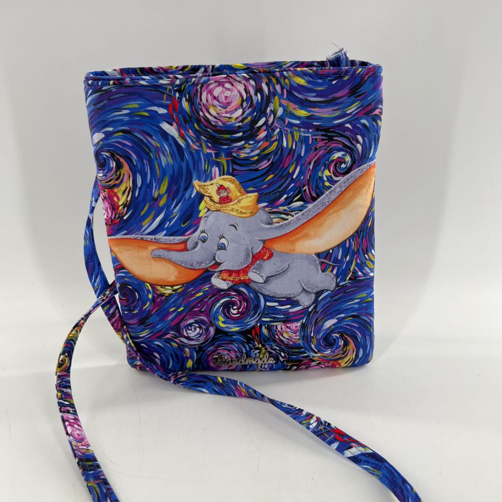 starry nights dumbo handmade crossbody