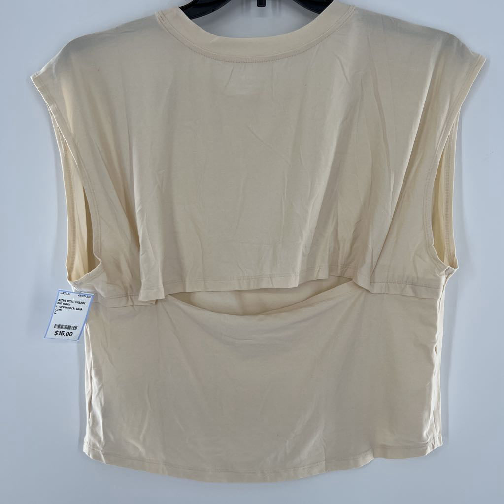 L crewneck tank