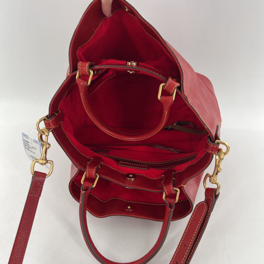 dual handle magnetic closure satchel