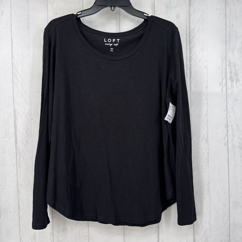 XL round neck l/s tee