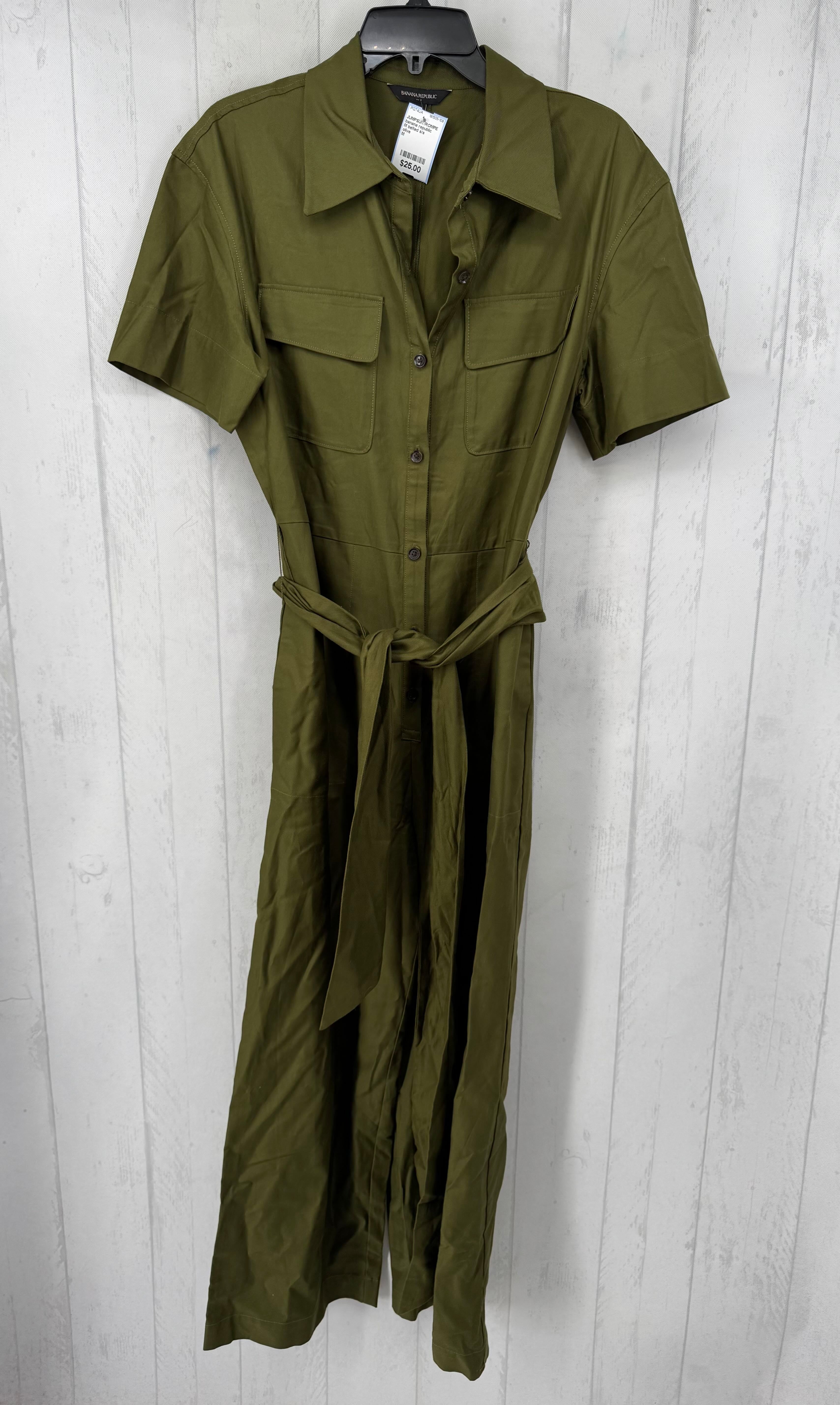 M belted s/s jumpsuit