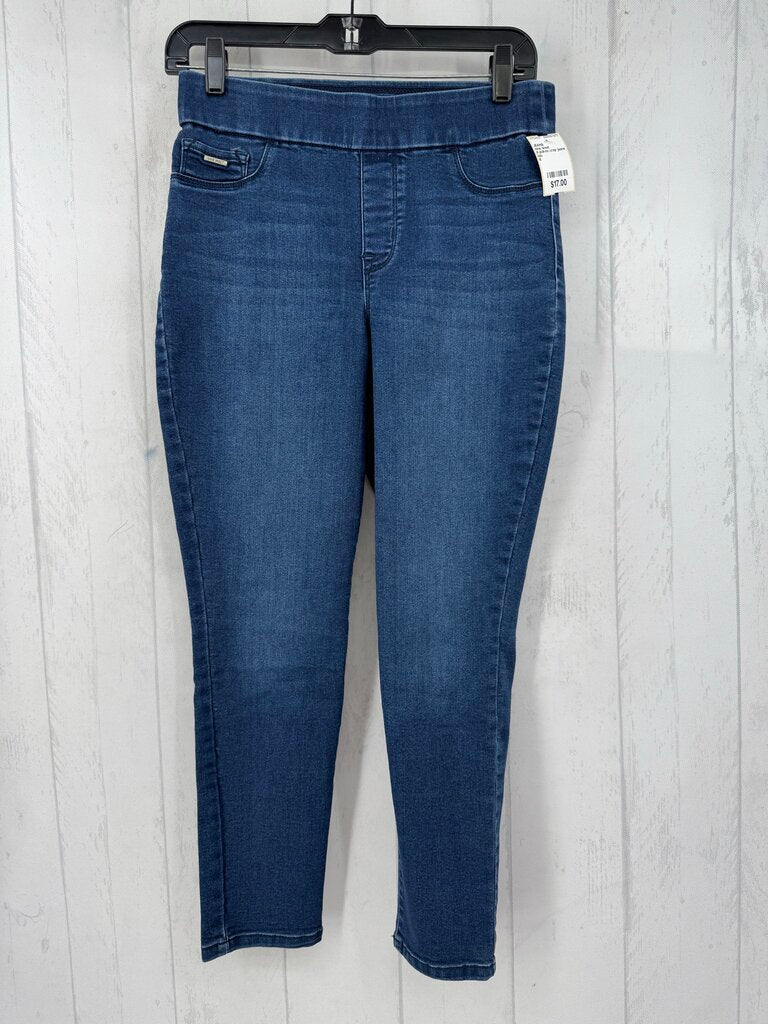6 pull-on crop jeans