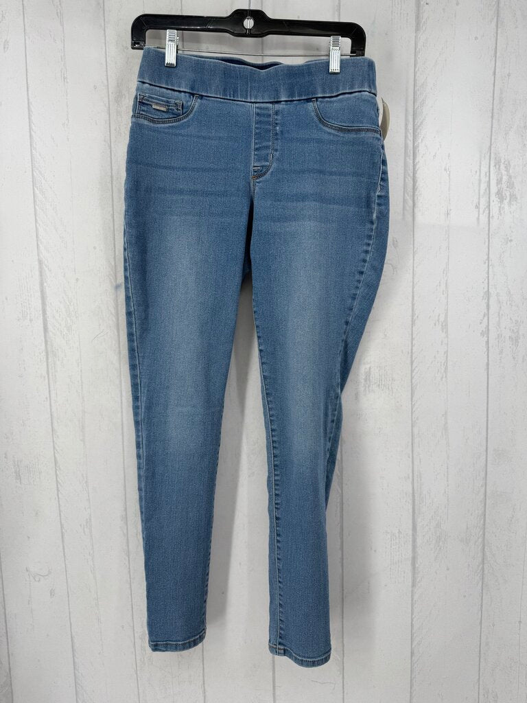 6 pull-on crop jeans
