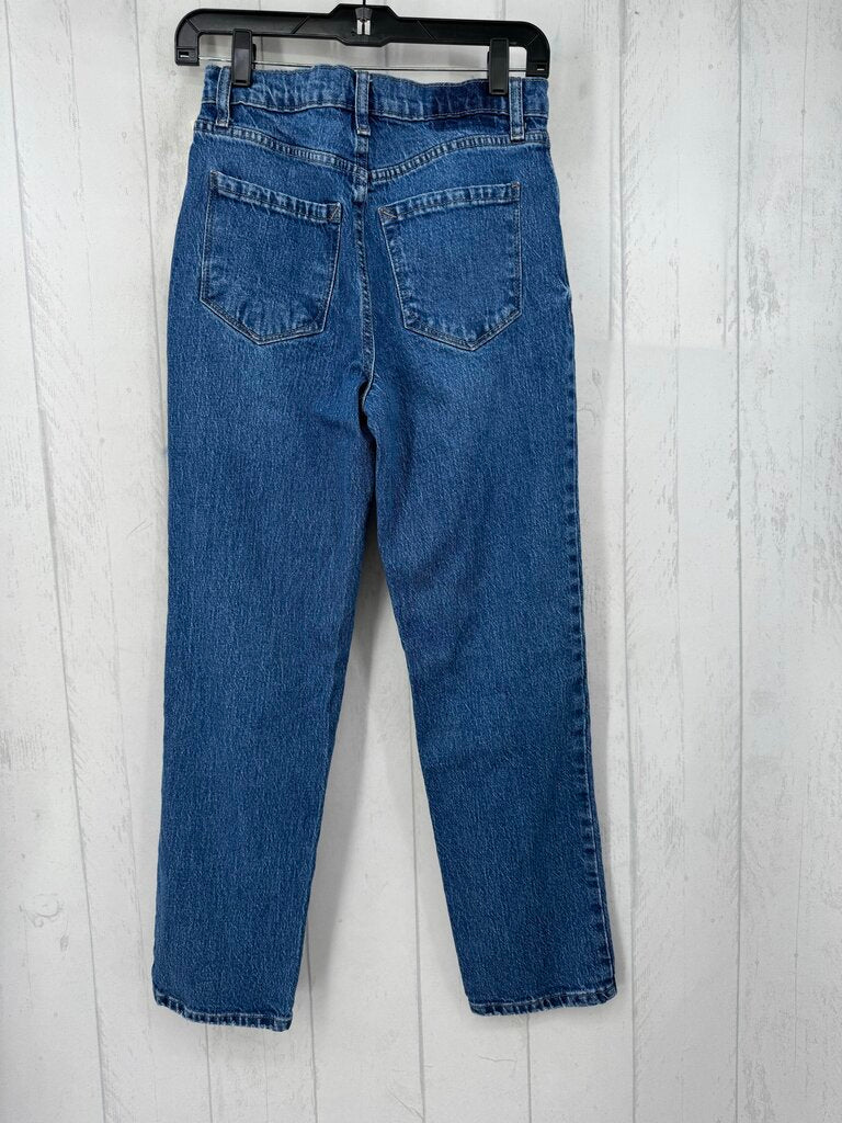 0 hi-rise straight leg jean