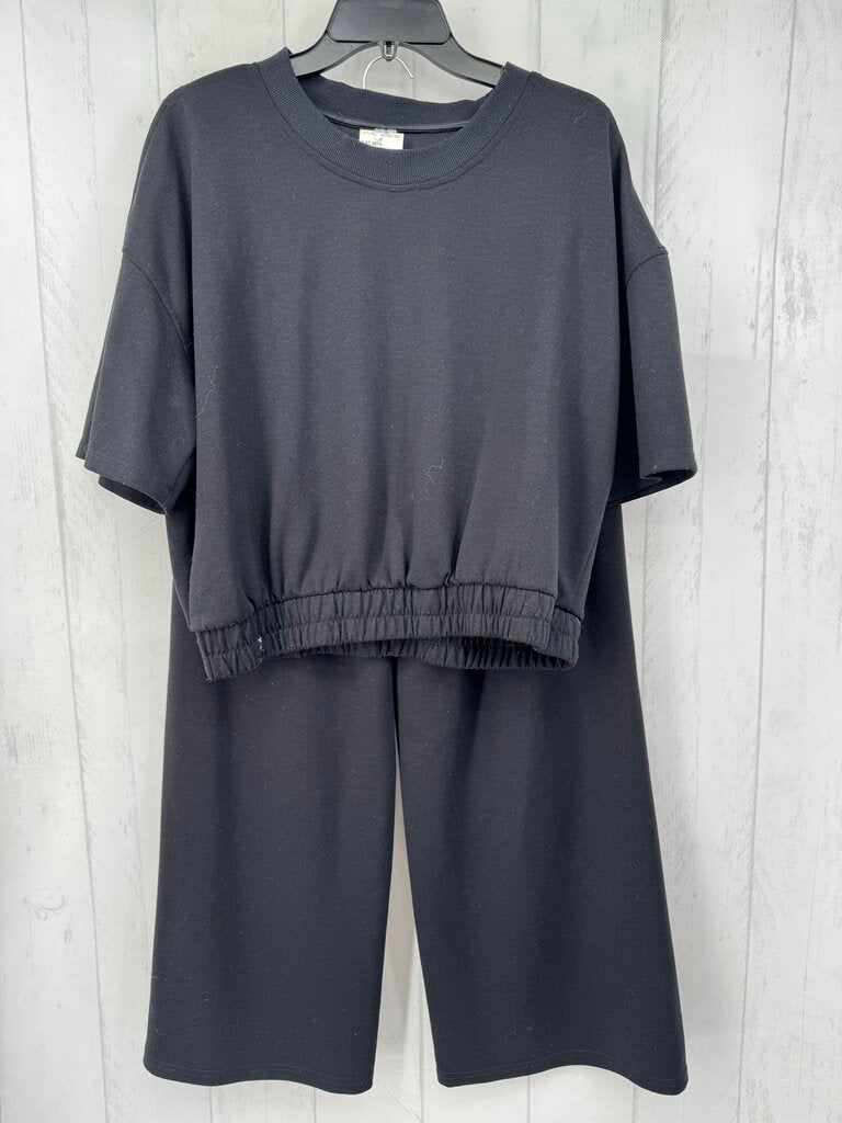 XL 2pc s/s top & wide leg pants