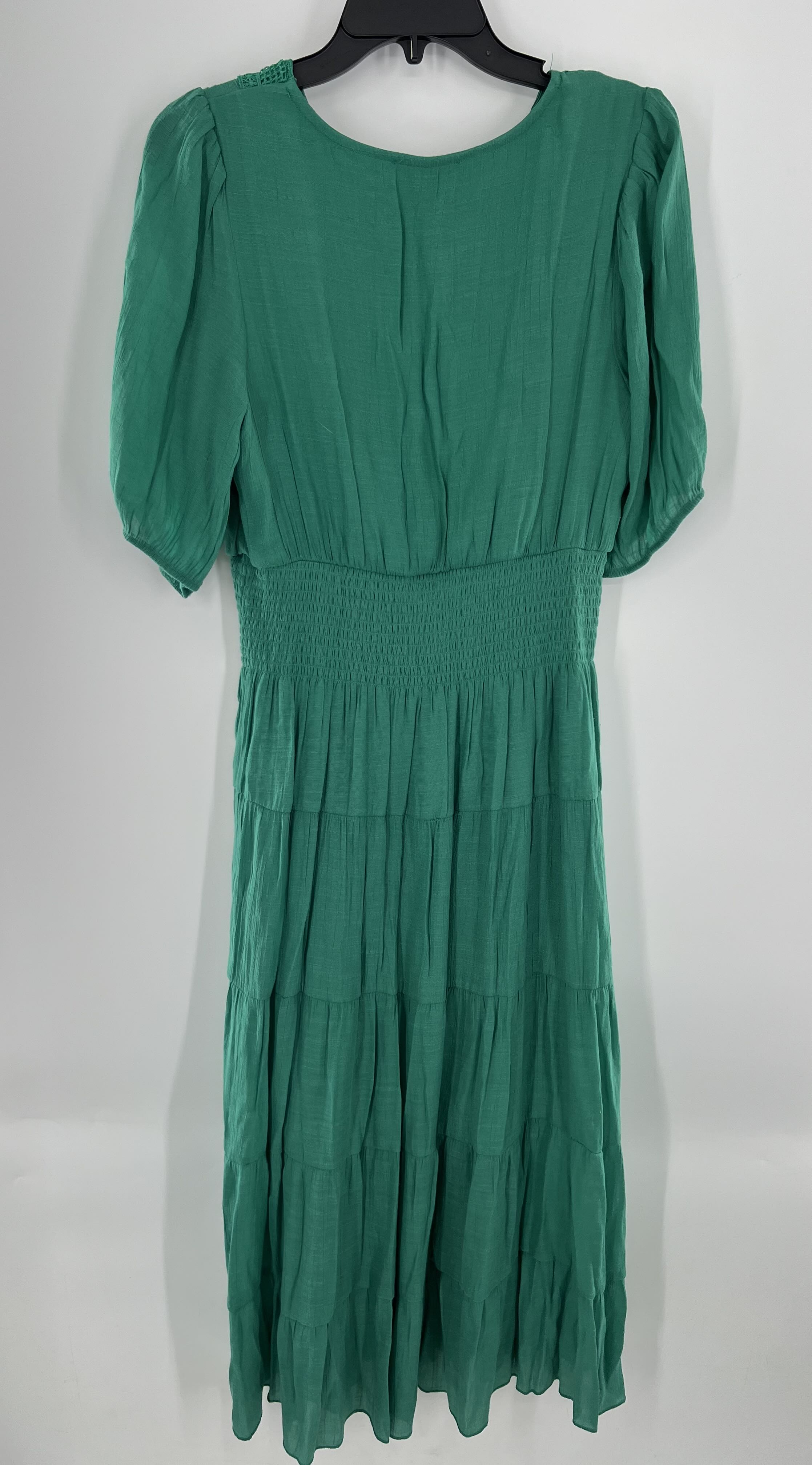 XL v-neck tiered s/s dress
