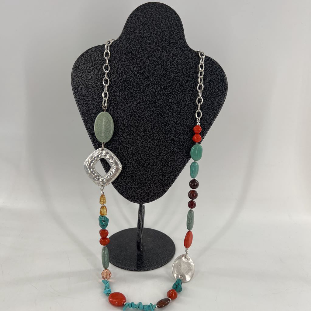 20" chunky beaded necklace