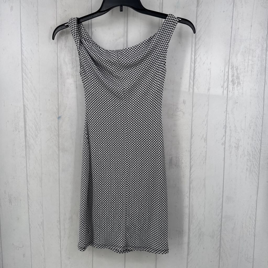 XS gingham slvls dress