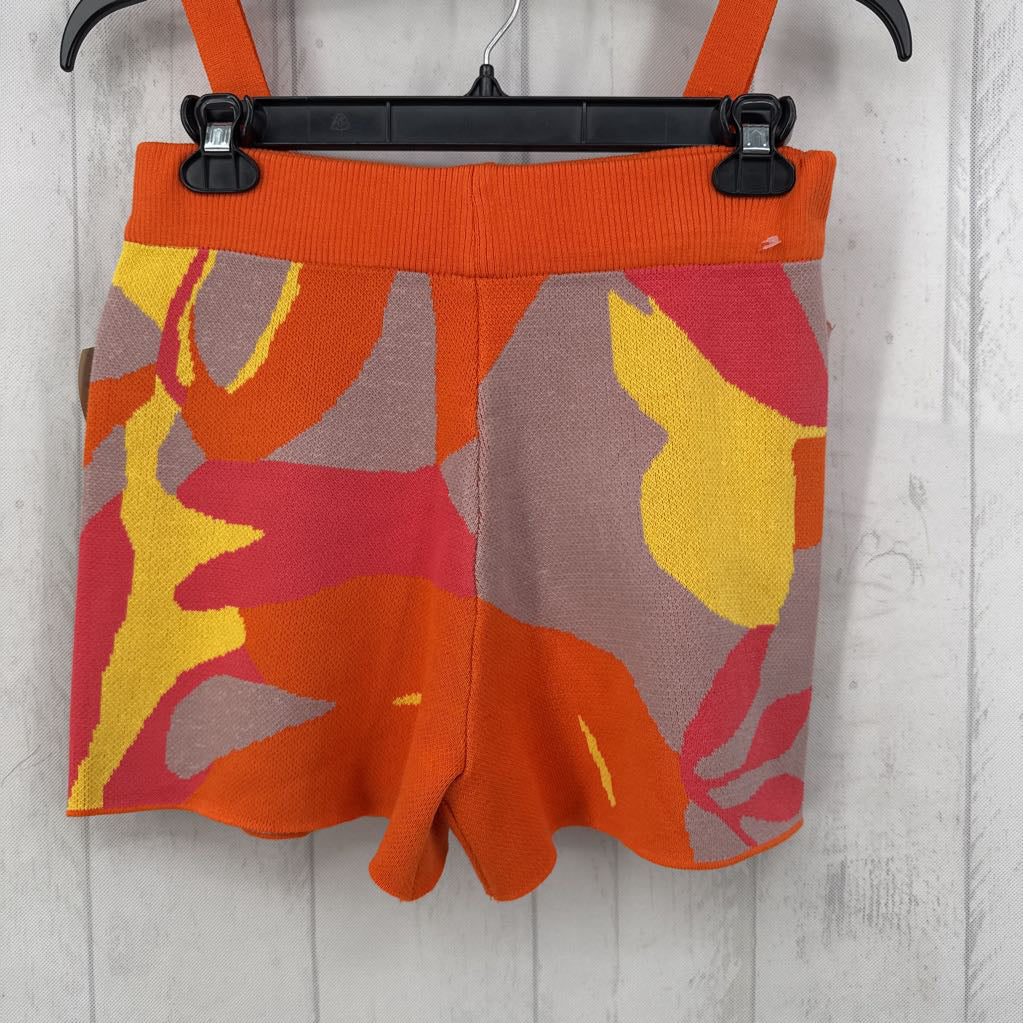 S 2pc colorful knit tank & shorts
