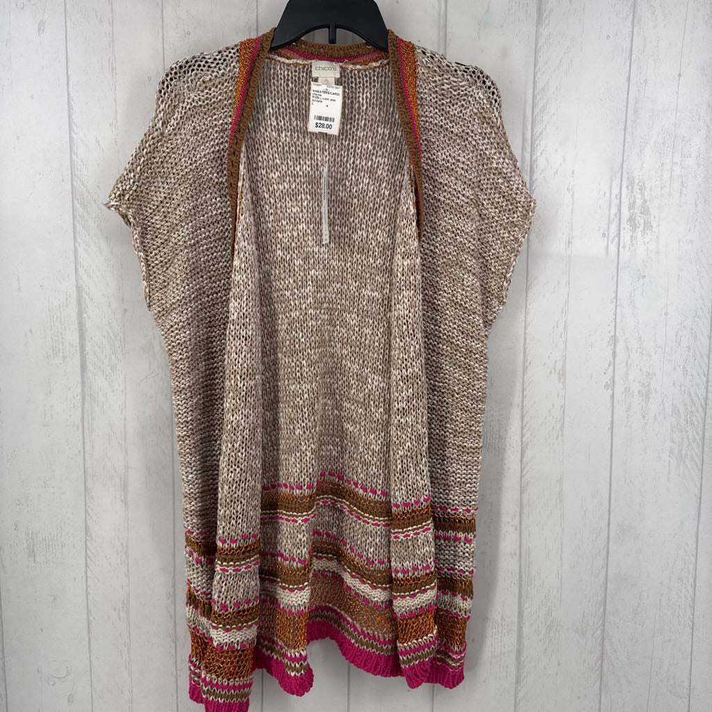 R129 L color pop s/s cardi