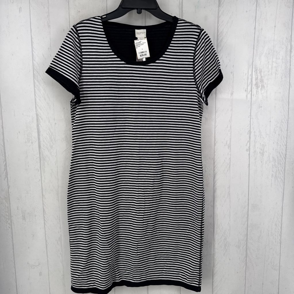 R89 M striped reversible s/s dress