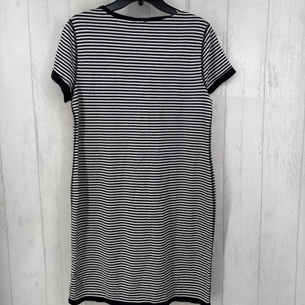 R89 M striped reversible s/s dress