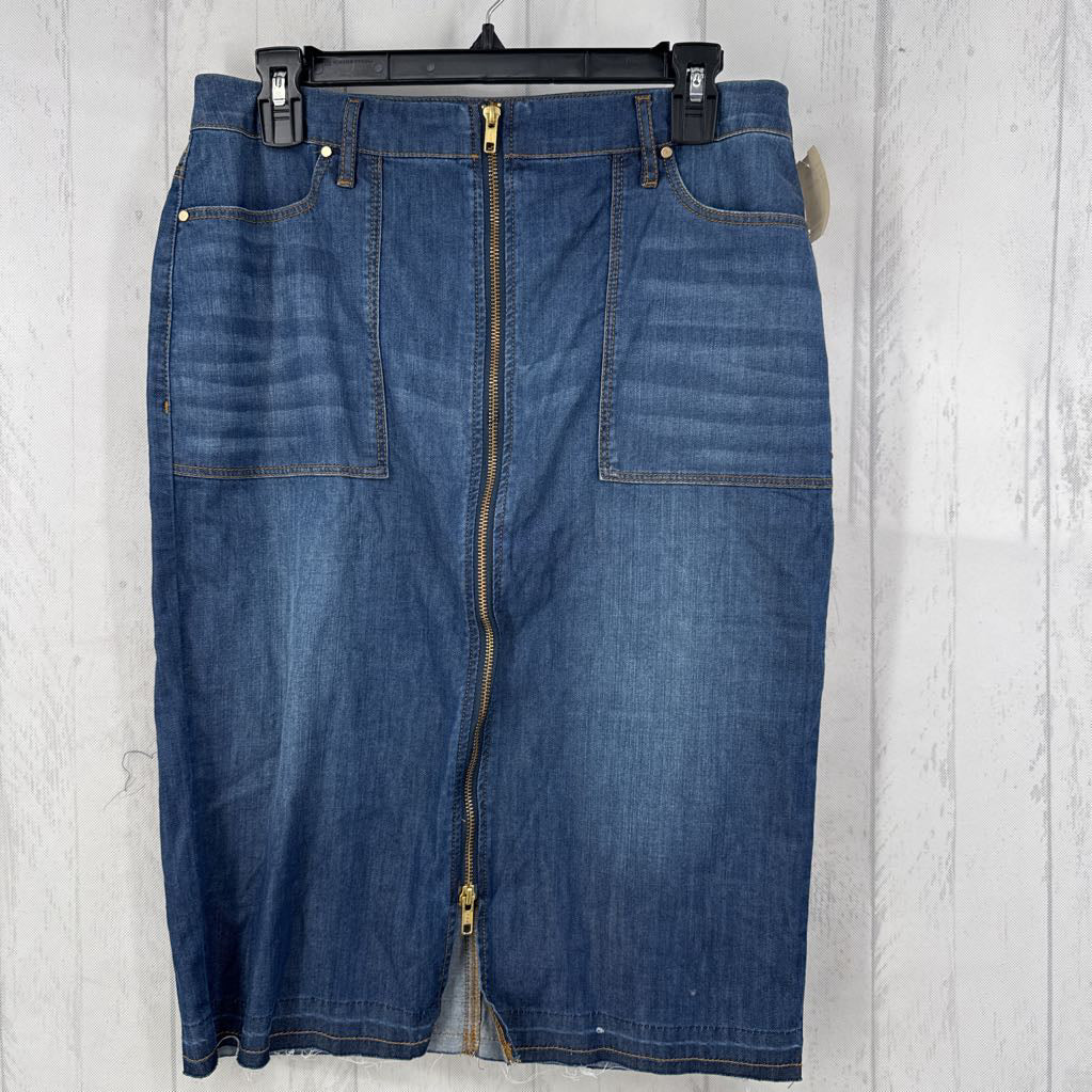S/M denim pencil skirt