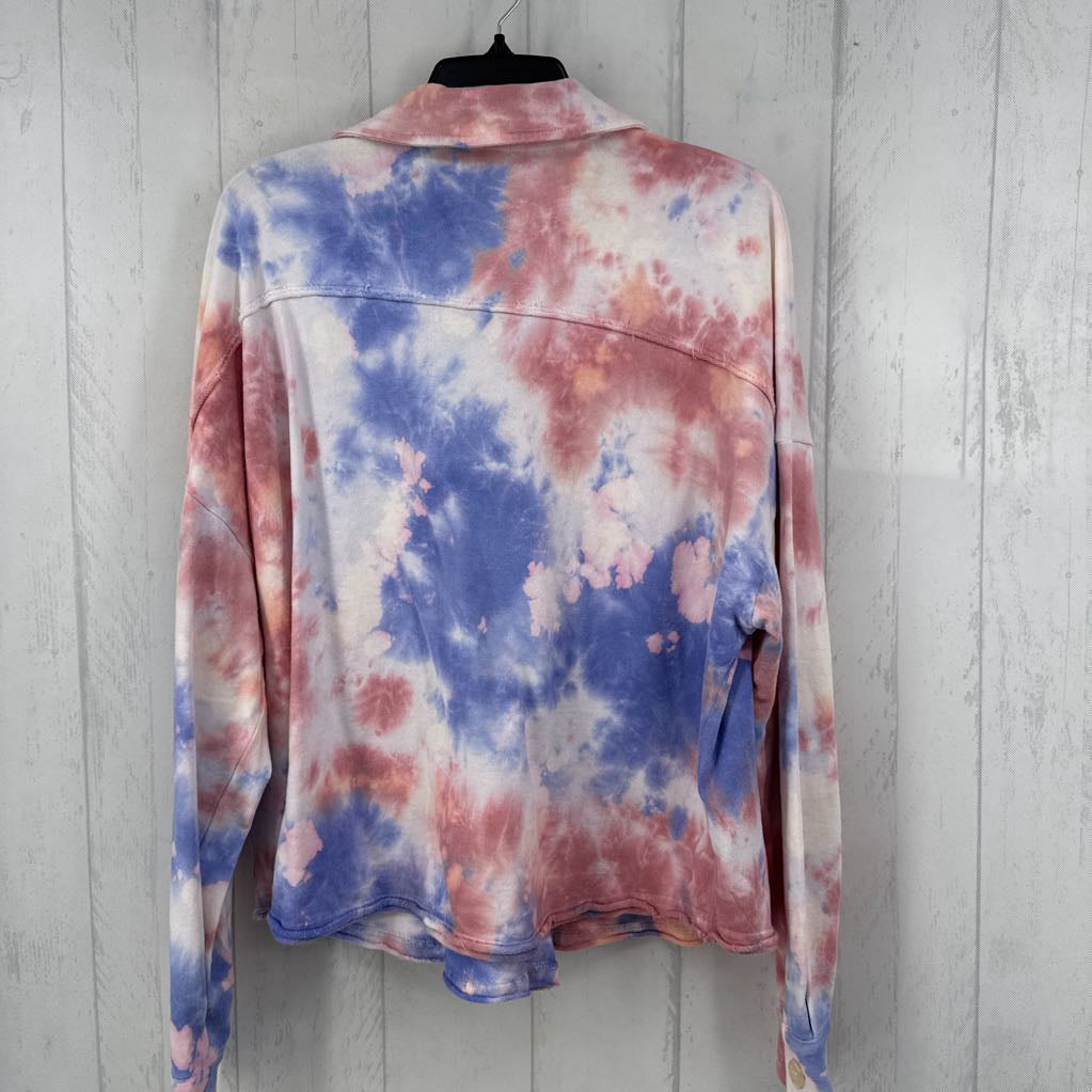 S tie-dye shacket