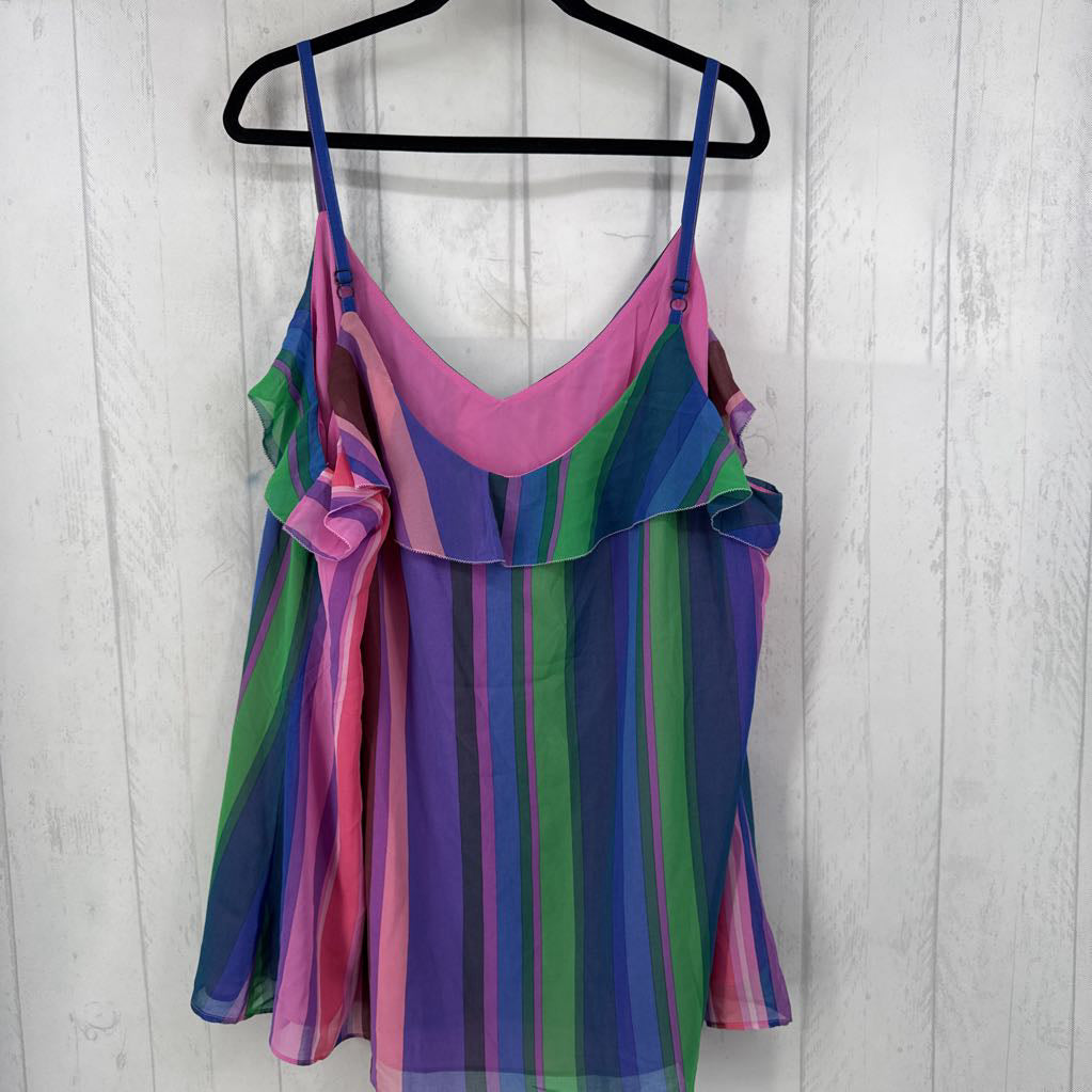 XXL striped flowy tank