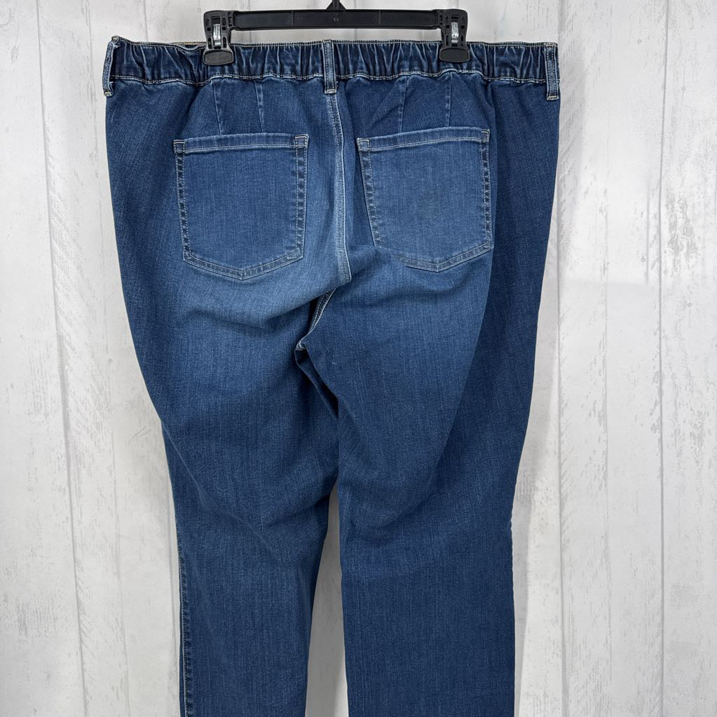 2X drawstring waist jeans