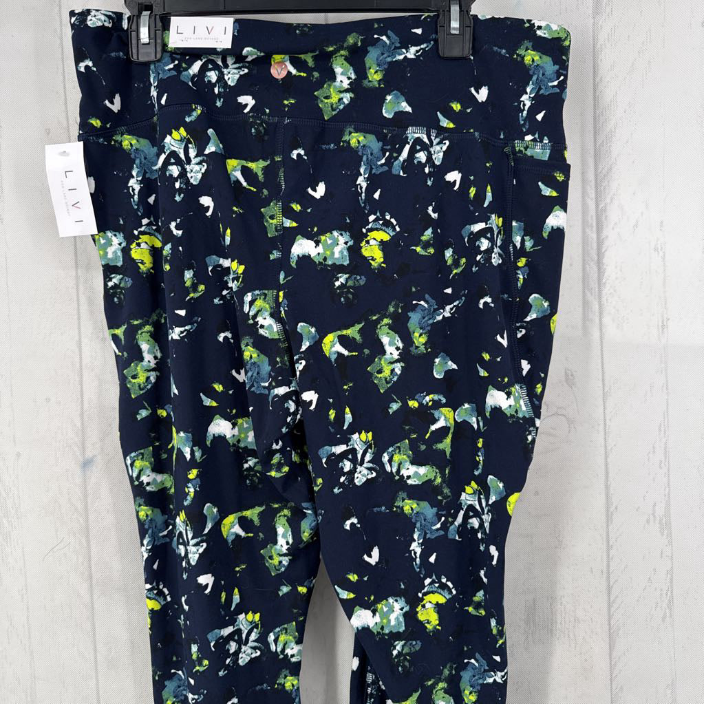 R60 18/20 flo print leggings