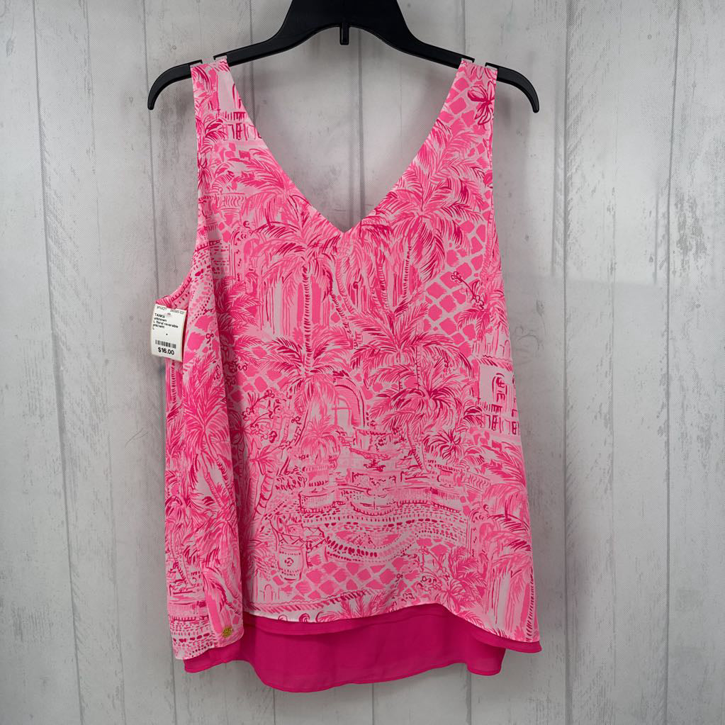L floral reversible flowy tank