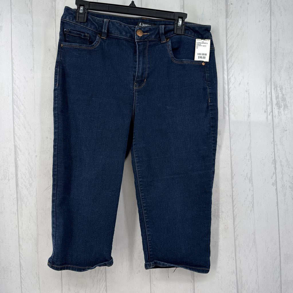 14 denim capris