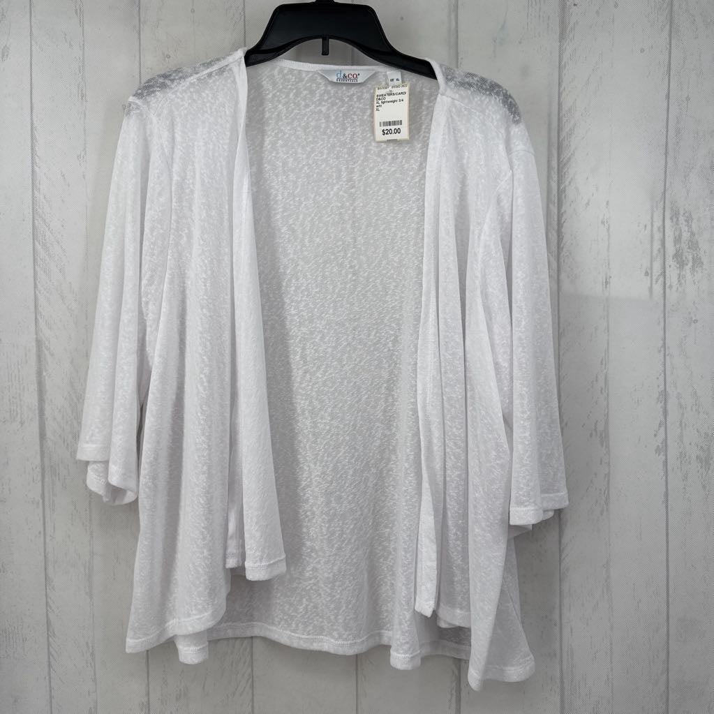 XL lightweight 3/4 slv cardi