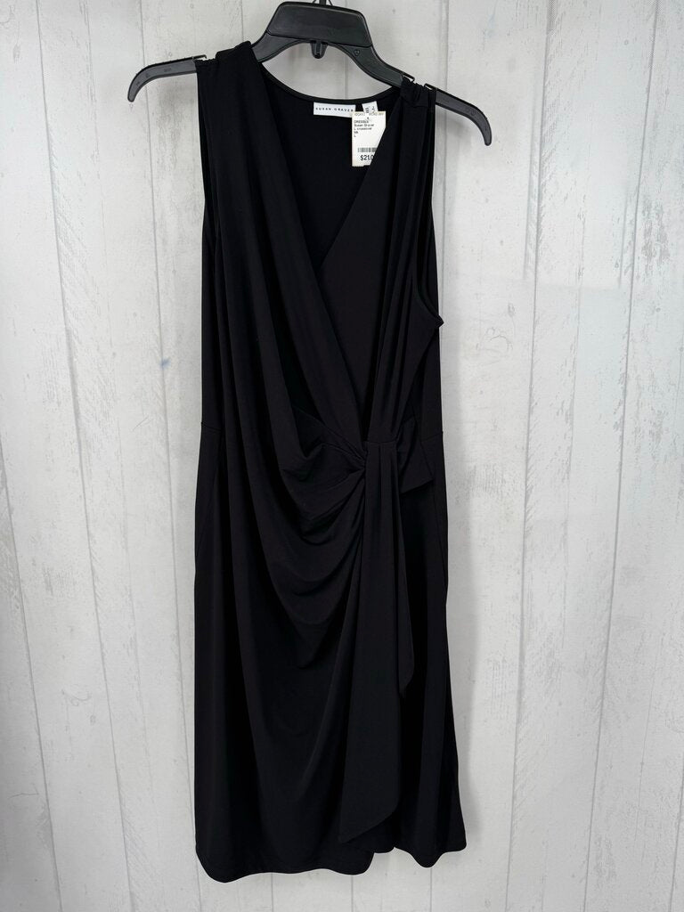 L crossover gathered slvls dress
