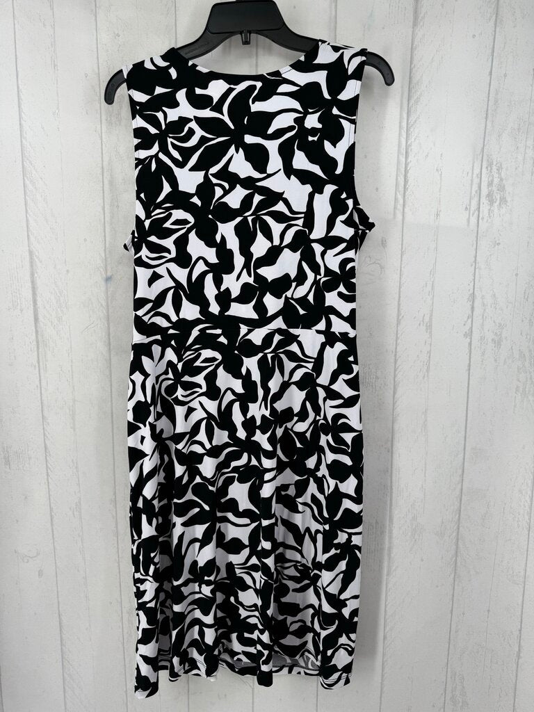 L flo print crossover gathered slvls dress