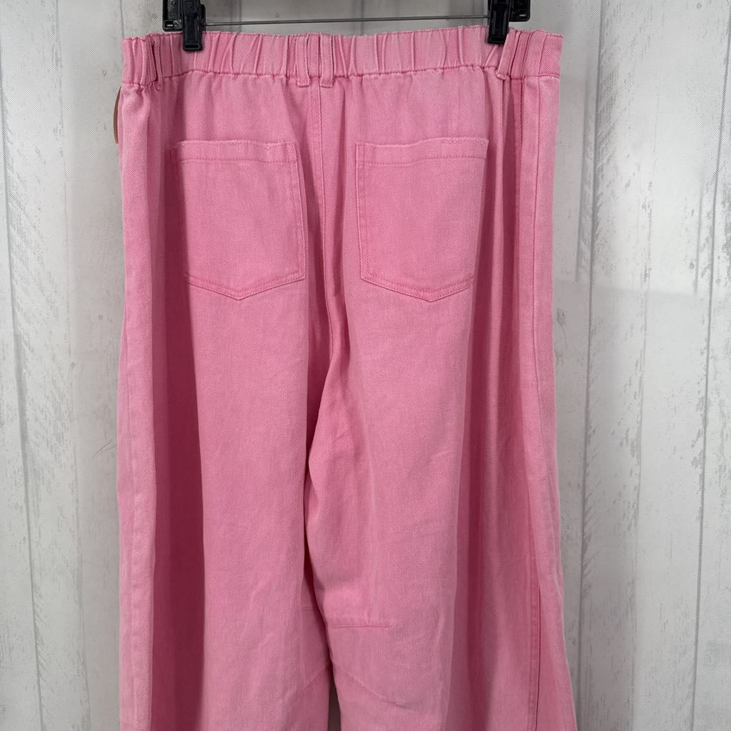 Distressed High-Rise Elastic Waist Jeans